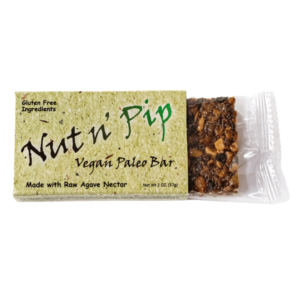 Paleo bar, Paleo granola bar, paleo chewy granola bars, snack bar, Nut N' Pip