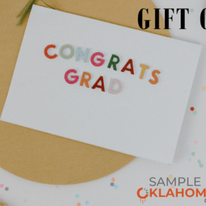 Graduates Day Gift Card, Gift card, Okie Gift card, Graduation Gift card