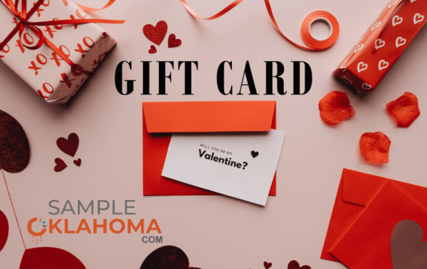 Valentine Gift Card, Gift card, Okie Gift card