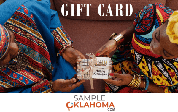 Happy Kwanzaa, Gift card, Okie Gift card