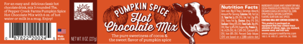 Pumpkin Spice Hot Chocolate Mix, hot chocolate mix, best hot chocolate mix, healthy hot chocolate mix