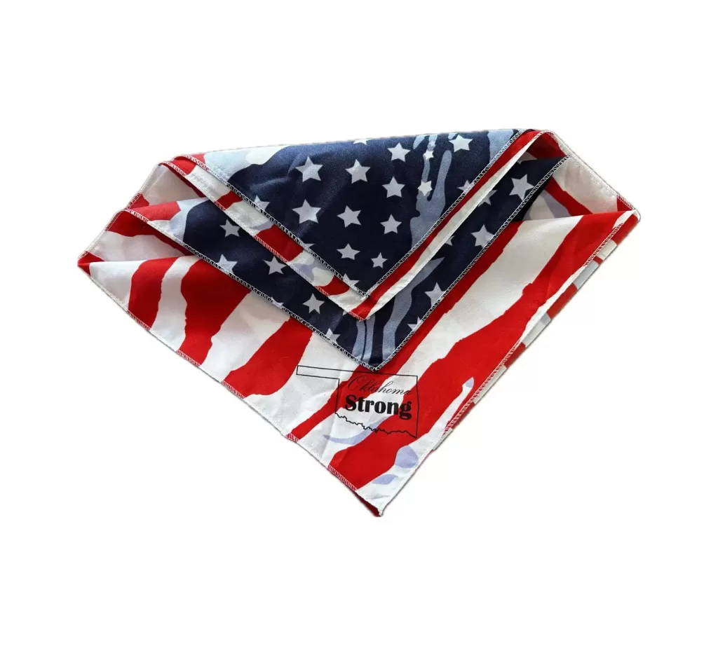 Oklahoma Strong, American Flag, Bandana, oklahoma bandana