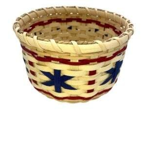 4th of July Basket (Shining Star-Round)