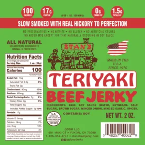 Stan's Beef Jerky – Teriyaki