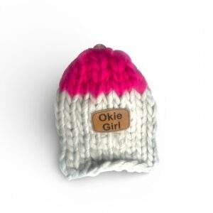 "Okie Girl" Oklahoma Knit Beanie
