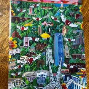 Clint Stone Postcard - OKC Looking South from Scissortail Park