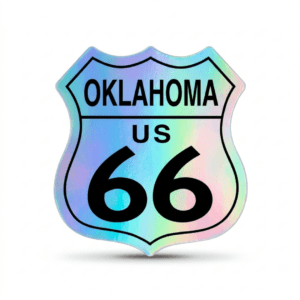 oklahoma rt 66 decal