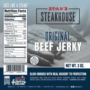 Stan's Beef Jerky – Original