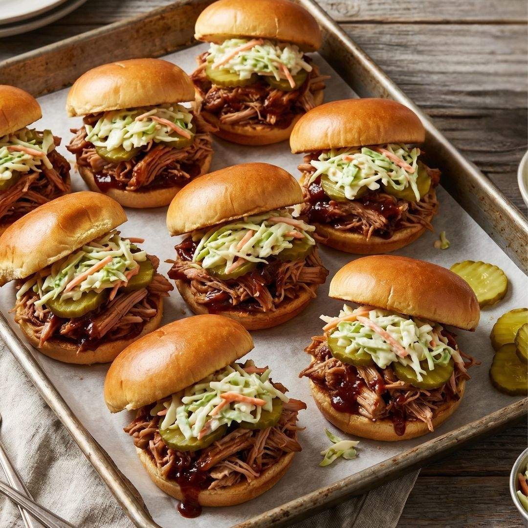 Sweet & Smoky BBQ Pulled Pork Sliders