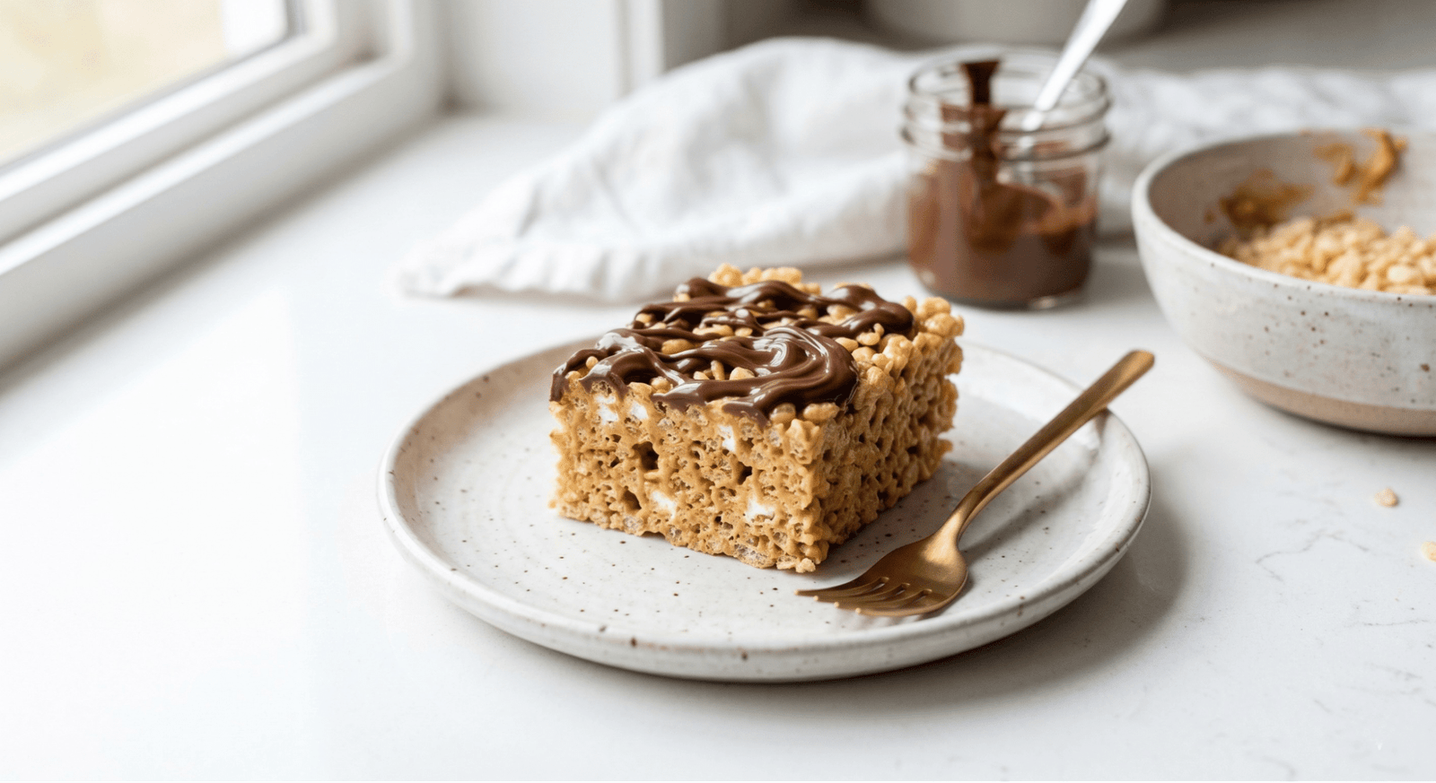 Chocolate Peanut Butter Rice Krispie Bars