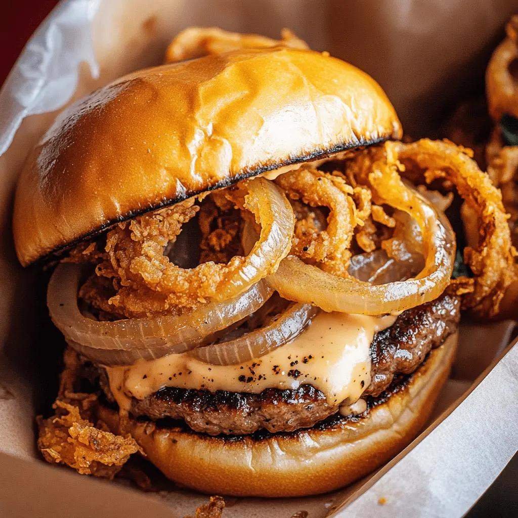 Fried Onion Burgers