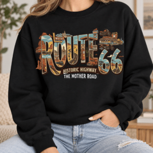 Historic Highway Route 66 Sweatshirt