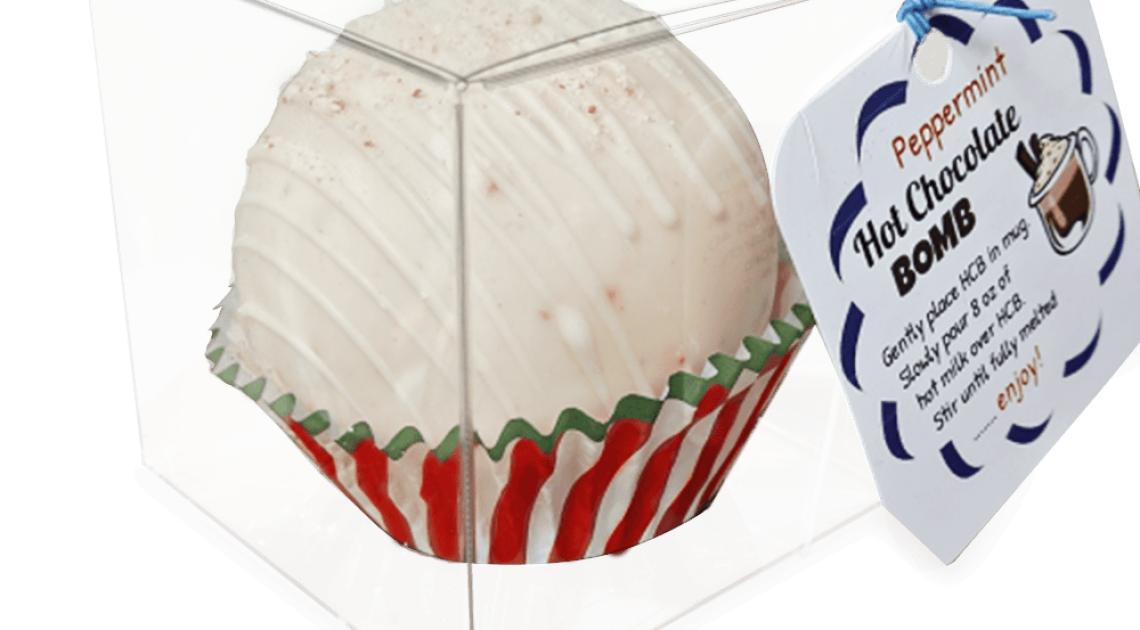 Peppermint Hot Chocolate Bomb