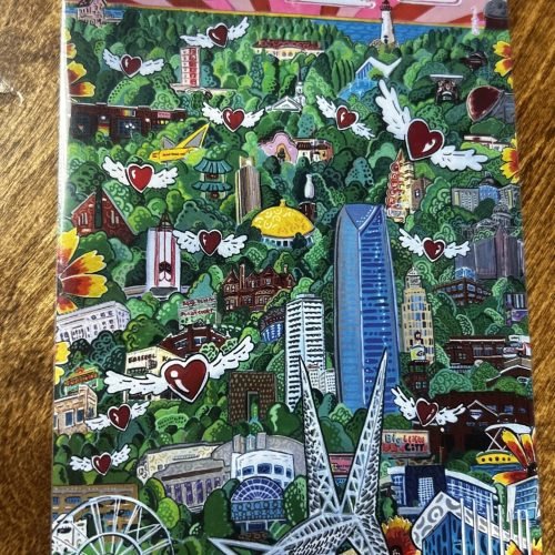 Clint Stone Postcard - OKC Looking South from Scissortail Park