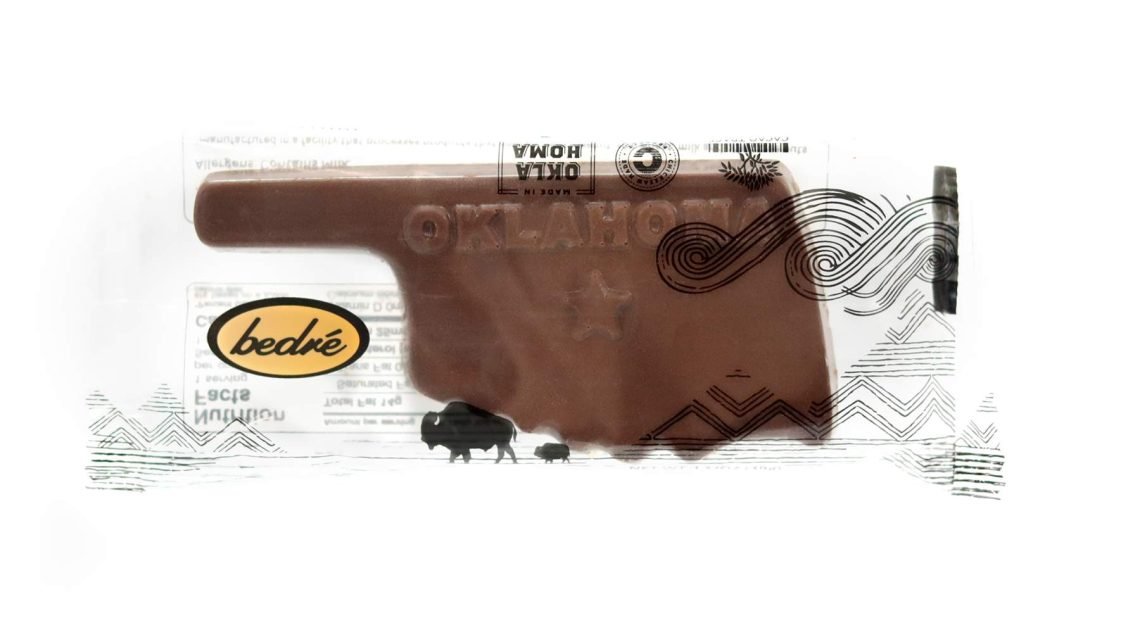 Oklahoma Shaped Chocolate