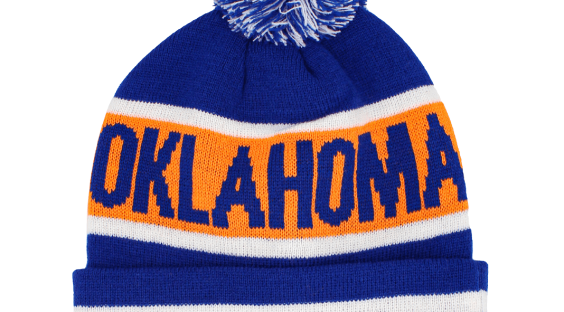 Oklahoma Thunder Knit Beanie