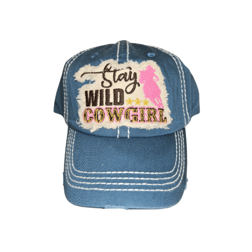 Stay Wild Cowgirl - Denim