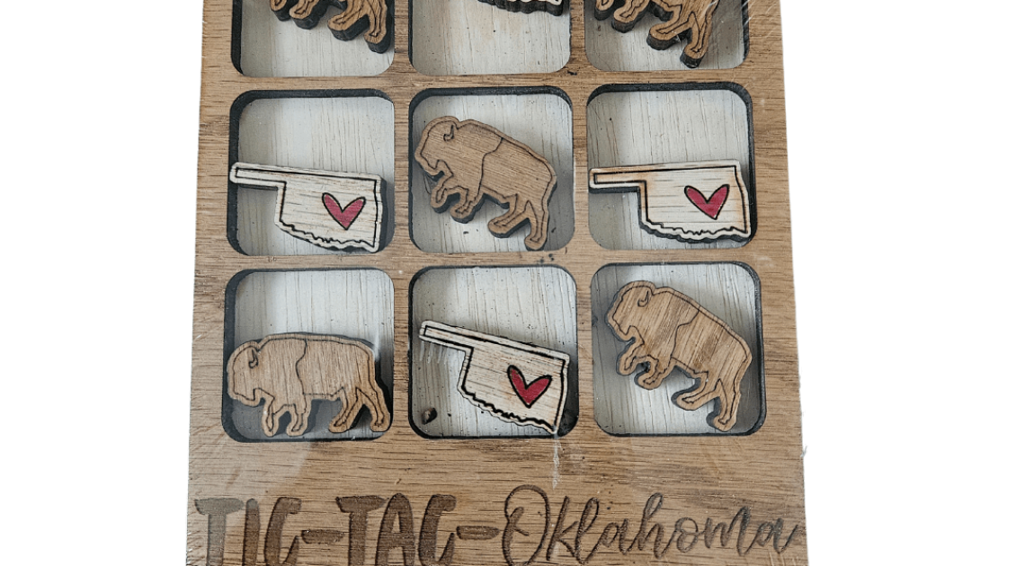 Oklahoma Tic-Tac-Toe Board