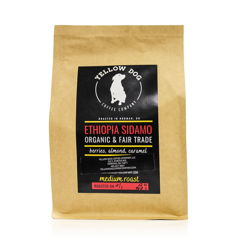 Ethiopia Medium Roast, Roasted Coffee Beans, Oklahoma Made Coffee