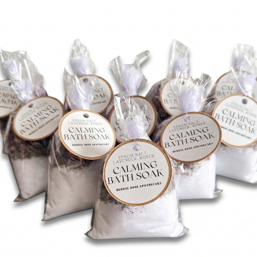 herbal apothecary calming bath soaks