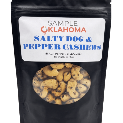 salty dog and pepper cashews