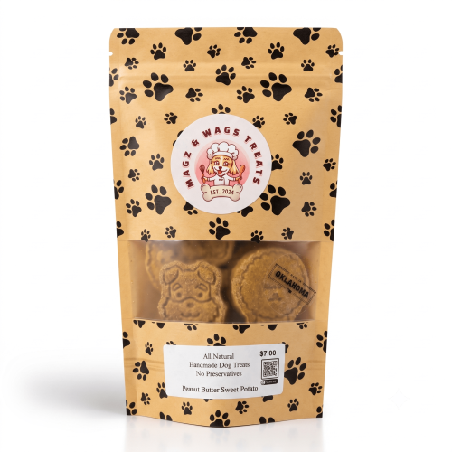 sweet potato peanut butter treat